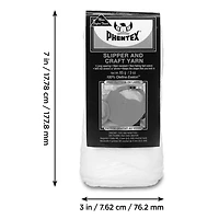 "Phentex® Fil pour Pantoufles et Artisanat, Oléfine #4 Moyen, 3oz/85g, 164 Yards" Fil durable axé sur l'artisanat