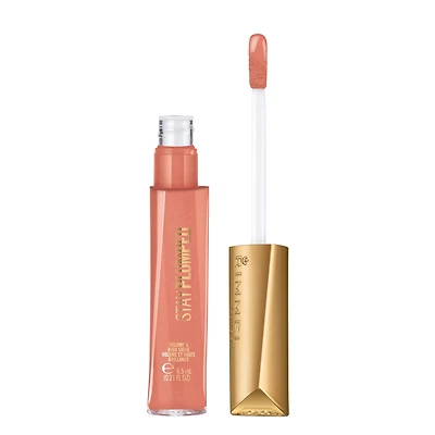 Rimmel Oh My Gloss! Lip Plump, infusé d’un trio d'huiles de cannelle, de camphre, et de capsicum, pour volume et brillance, 100% Sans Cruauté