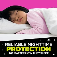 Ninjamas Nighttime Bedwetting Underwear Girl, Sizes S/M - L/XL, 34-44 Count
