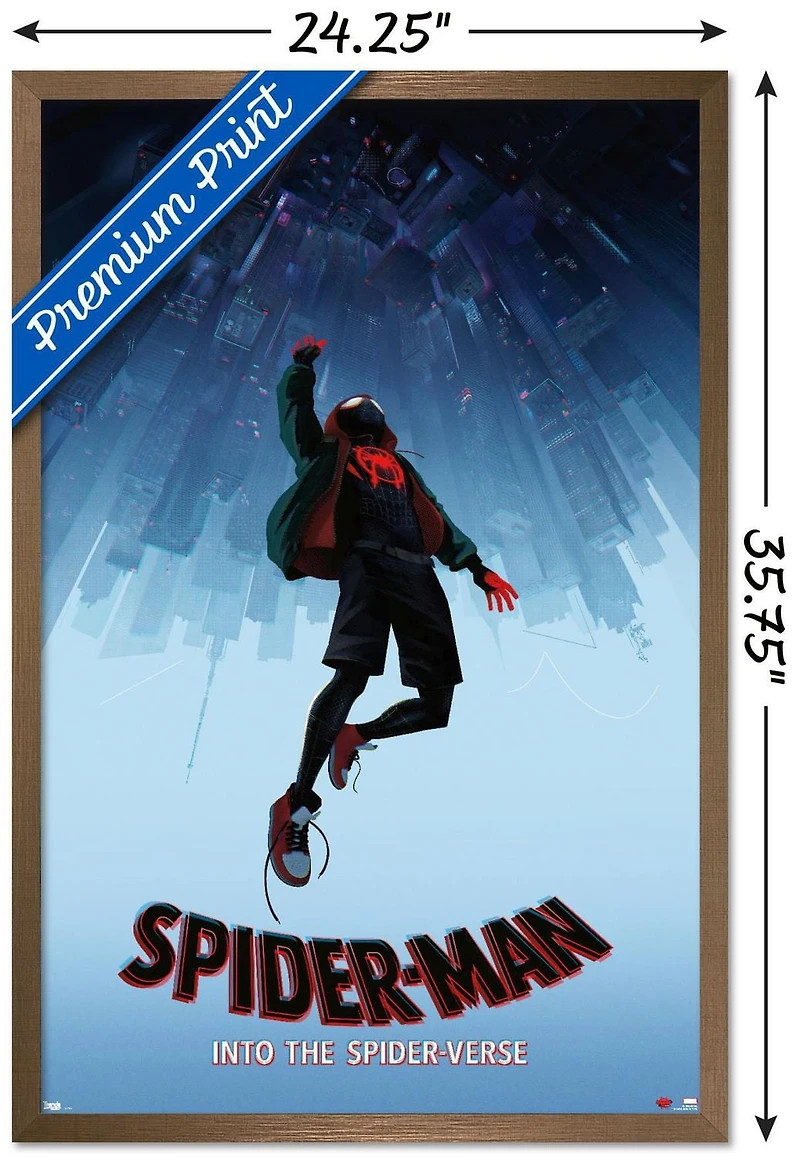 Marvel Spider-Man - Into The Spider-Verse - Falling Wall Poster, 22.375" x 34"