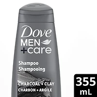 Dove Men Care Charcoal + Clay Shampoo, 355 ml Shampoo