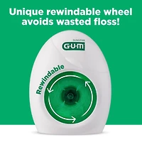 GUM® PRO-Weave® Waxed Dental String Floss, Mint, 165M
