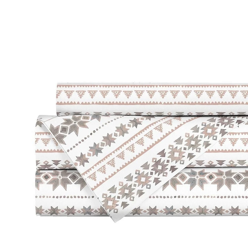 Johnson Home Premium Parure de lit en flanelle de coton peigné ultra pelucheux 160 g/m