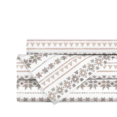 Johnson Home Premium Parure de lit en flanelle de coton peigné ultra pelucheux 160 g/m