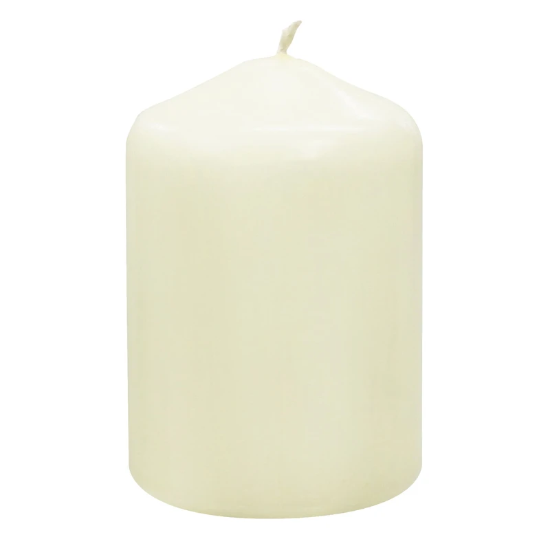 Mainstays bougies pilier ivoire, non parfumé MAINSTAYS PL PILIER S/P IVR 2,8X4