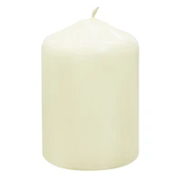 Mainstays Unscented Ivory Pillar Candle, MAINSTAYS PL MS 3X4 PILL IVORY
