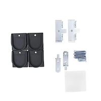 North States Pressure or Hardware-Mount Plastic Supergate Classic Baby Gate - Charcoal Grey