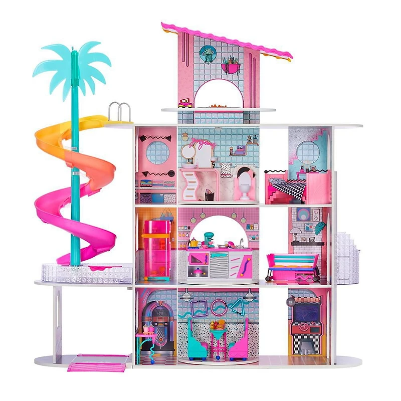 LOL Surprise OMG House of Surprises – New Real Wood Doll House with 85+ Surprises | 4 Stories, 10 Rooms