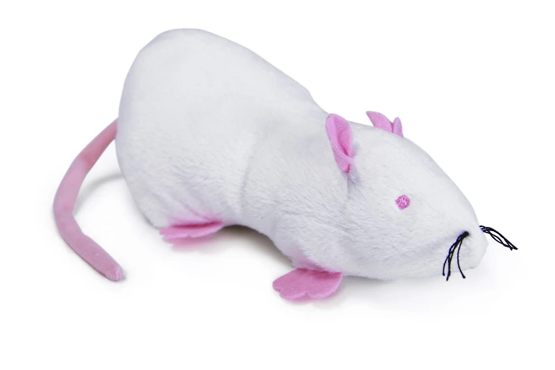 Grand jouet à l'herbe à chat en forme de souris de SmartyKat