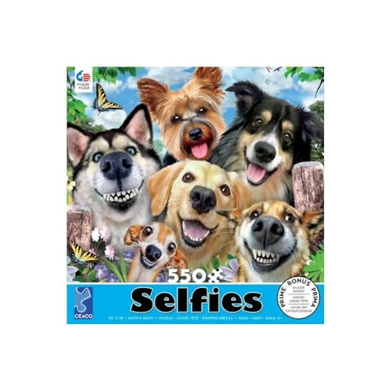 Ceaco: Selfies - Dog Delight Jigsaw Puzzle (550 pc)