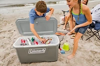 Glacière Rigide Coleman 316 Series 66 L, Gris Cendré 70 QT/66 L