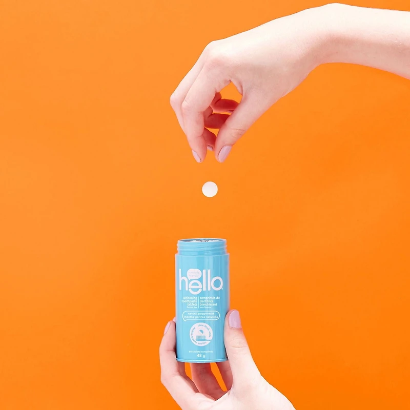 Hello Whitening Toothpaste Tablets - 60 pieces