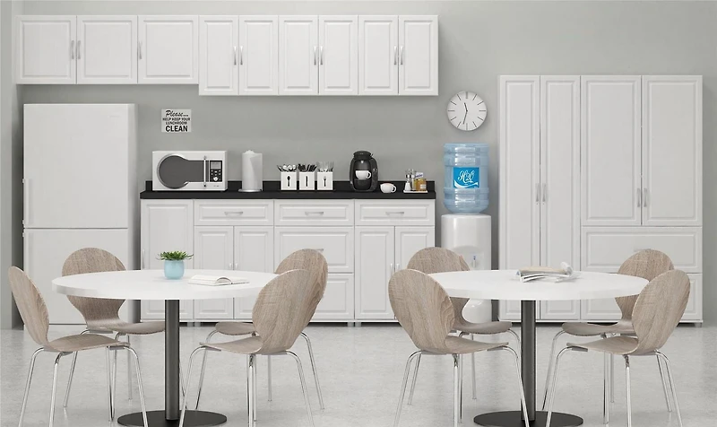 Kendall 24" 3 tiroirs armoire de base, blanc