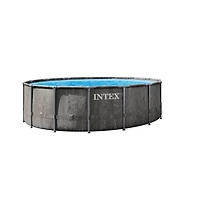 Intex 15Ft X 48In Greywood Prism Frame Premium Pool Set, Age: 6+