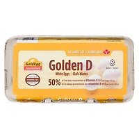GoldEgg Golden D Vitamin D Enriched Large Eggs, 18 Count