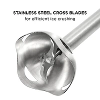 Chefman Multi-Speed Immersion Hand Blender with Stainless Steel Blades, 300W, Multi Purpose, Forest Green