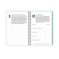 Agenda hebdomadaire/mensuel Day Designer Black Stripe, format moyen, année 2021-2022