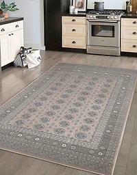 ECARPET Bokhara Oriental Area Rug for Living Room