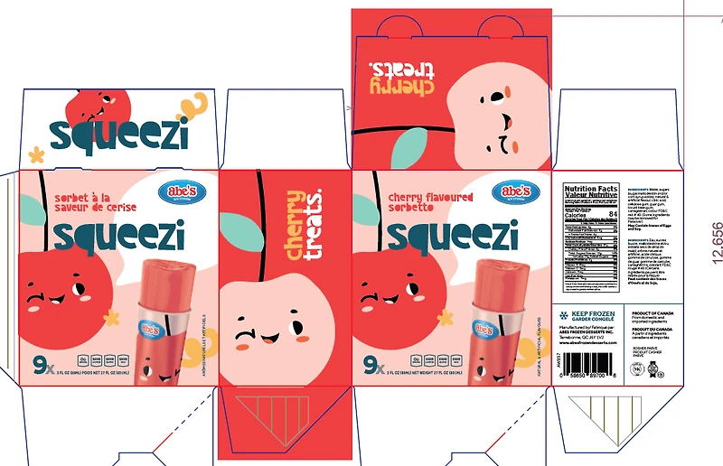 Abe's Squeezi Sorbetto Cherry Kids PY