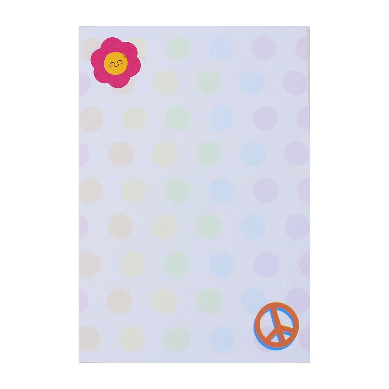 U Style Mini Porte-bloc avec Bloc-notes, 40 Feuilles, Marguerite