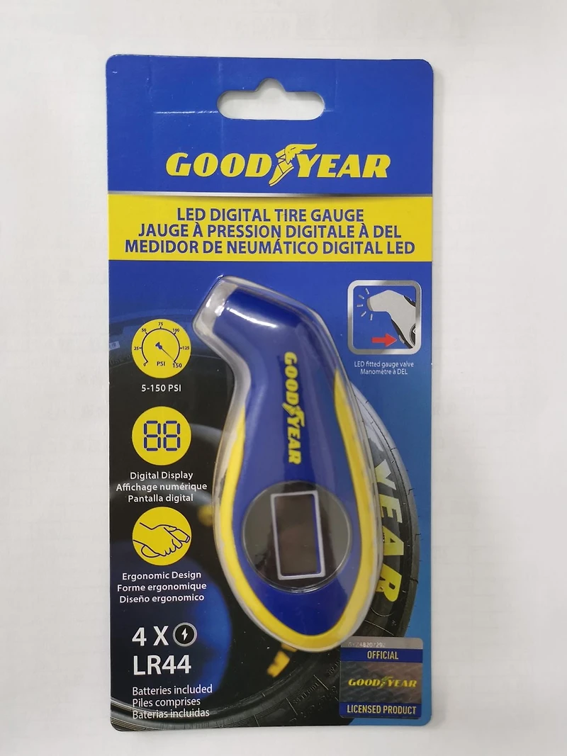 LED DIGITAL TIRE GAUGE, Digital Sport Tire Gauge (5-150 psi)