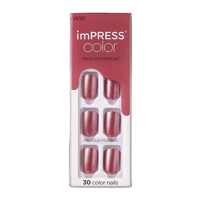 KISS imPRESS faux ongles de couleur - Peanut Pink