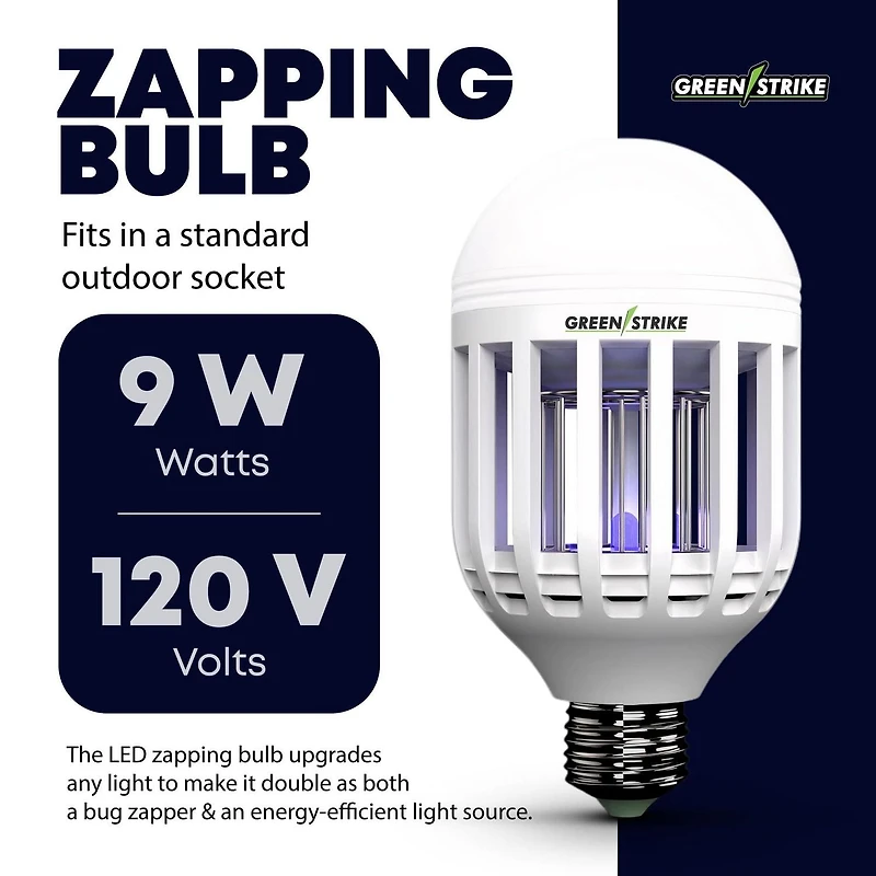 GREENSTRIKE® LED Zapping Lightbulb