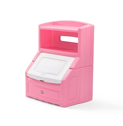 Banc de rangement Lift and Hide Bookcase de Step2 pour enfants en rose
