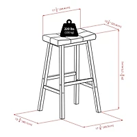 3pc Kingsgate table à manger avec tabourets, produit 94399