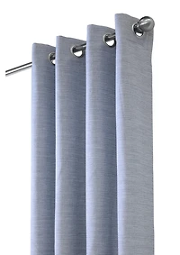 Loft Living Clayton, panneau de rideau à oeillets jacquard assombrissant 52" x 95", bleu