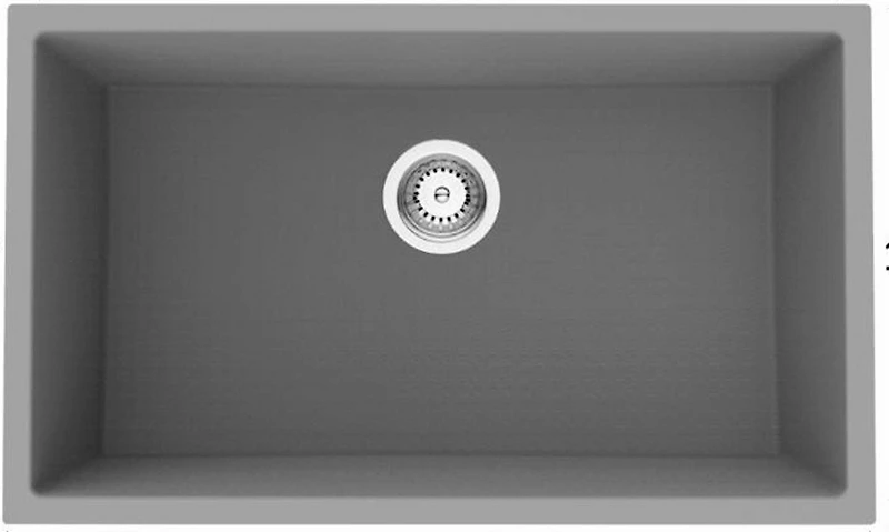 American Imaginations -in. W CSA Approved Granite Composite Kitchen Sink With Bowl AI