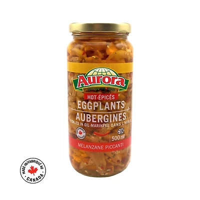 Aurora Aubergines Marinées Épicées dans l'Huile