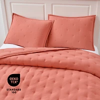 Mainstays 2-Piece Comforter Set, Terracotta Dream, Twin, Twin