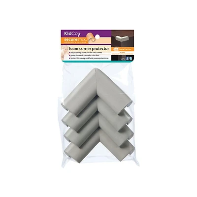 Protége coins en mousse (gris) x4