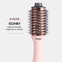 L'ange Hair Le Volume Titane Brosse Séchoir Volumisante 2 en 1 avec Barillet Ovale 60mm, Blush