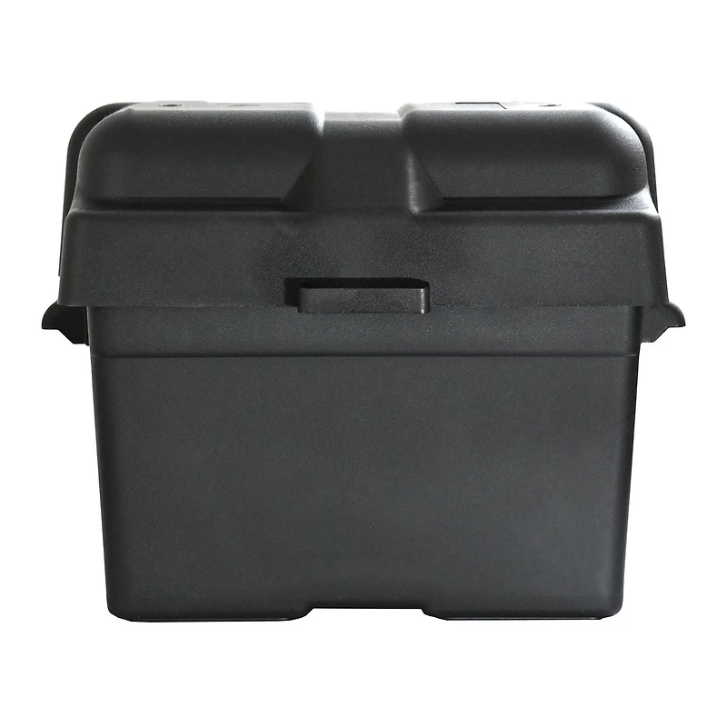 Schumacher BAF-BM1 Boîtier marin pour accumulateur, fait de Polyéthylène de densité élevée, Noir