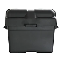 Schumacher BAF-BM1 Boîtier marin pour accumulateur, fait de Polyéthylène de densité élevée, Noir