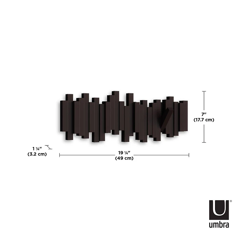 Porte manteau mural Umbra Sticks