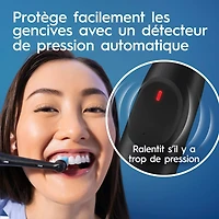 Brosse à dents électrique rechargeable Oral-B iO Série 2, vert forêt avec 1 brossette soins doux – Capteur automatique de pression pour protéger les gencives – 3 modes –