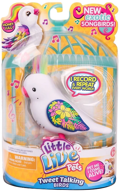 Little Live Pets Honey Lulu Tweet Talking Bird Pet Doll
