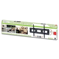 Techly Support mural inclinable pour téléviseur LCD/LED de 32" à 60" Inclinaison +/-12° VESA jusqu'à 600x400 mm Capacité de charge jusqu'à 80 kg, Noir