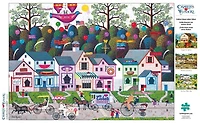 Buffalo Games - Le puzzle Charles Wysocki - Confection Street - en 300 pièces
