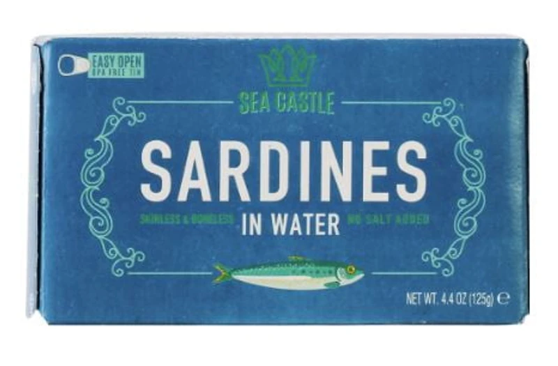 Sardines à L'Eau Sans Peau Et Désossées KPY Sea Castle Sardines à L'Eau Sans Peau Et Désossées KPY