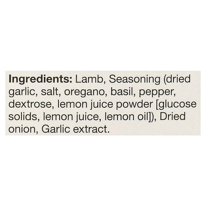 NEW ZEALAND SPRING LAMB - LAMB BURGERS