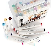 Royal & Langnickel - Azure Dual Tip Alcohol Marker Set 40pc - Basic