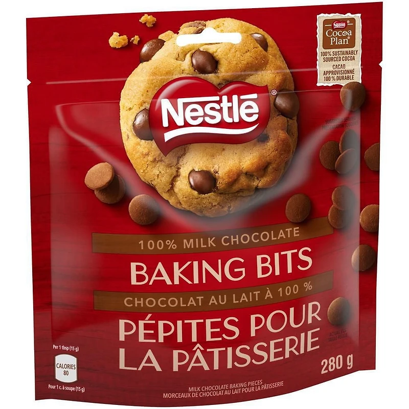 Pépites pour la pâtisserie Chocolat au lait à 100 % de NESTLÉ
