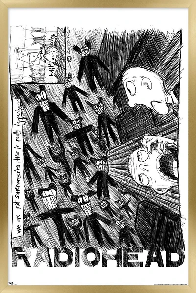 Radiohead - Scribble Wall Poster