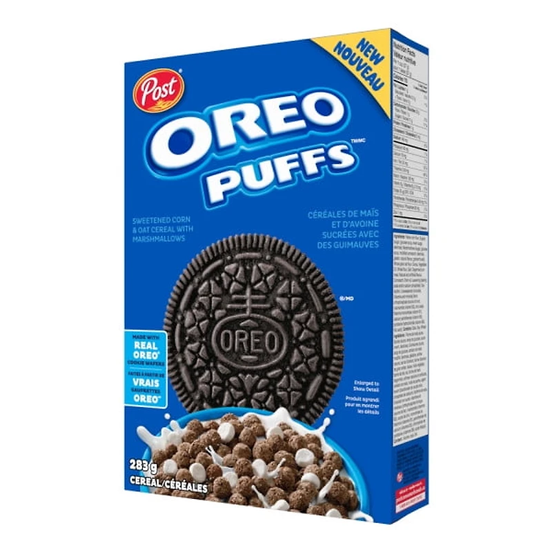 Post Oreo Puffs, 283 g