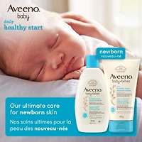 Nettoyant quotidien Départ sain nouveau-nés Aveeno pour bébés, avoine, sans parabènes, nettoyant pour le corps, nettoyant, peau délicate, sans parfum 236 mL