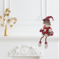 Bonhomme De Neige Avec Jupe En Peluche Auto-Perlée